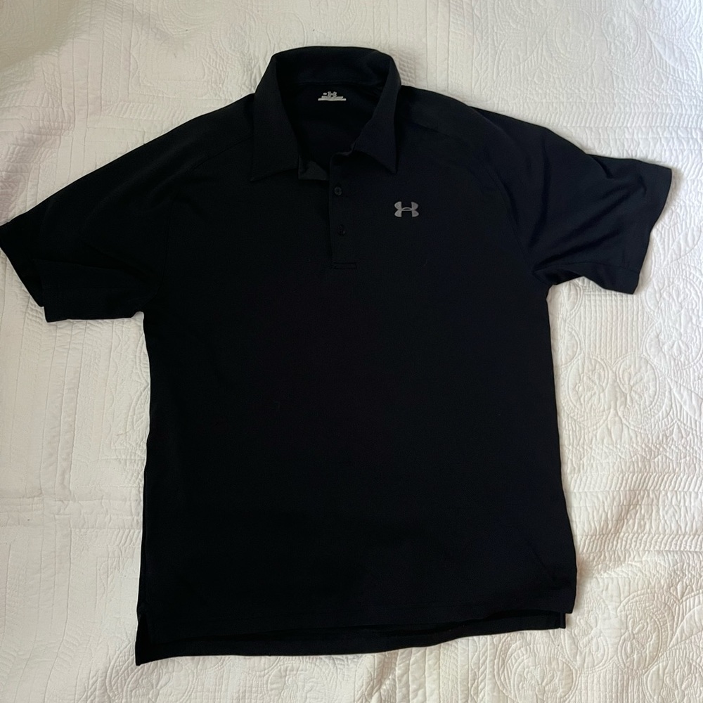 🛍 5/ $20 qualifying item Large.  Polo.  Black.  Drifit